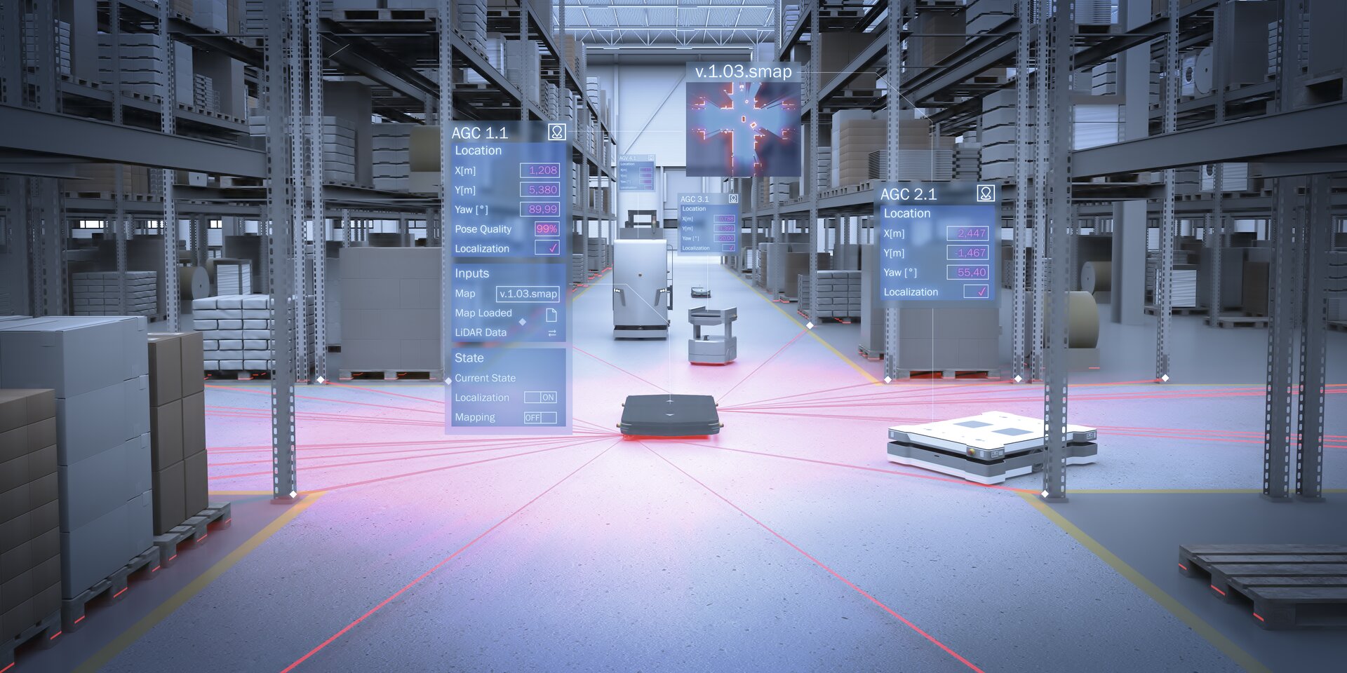 How AGV Localization Keeps AGVs on Track